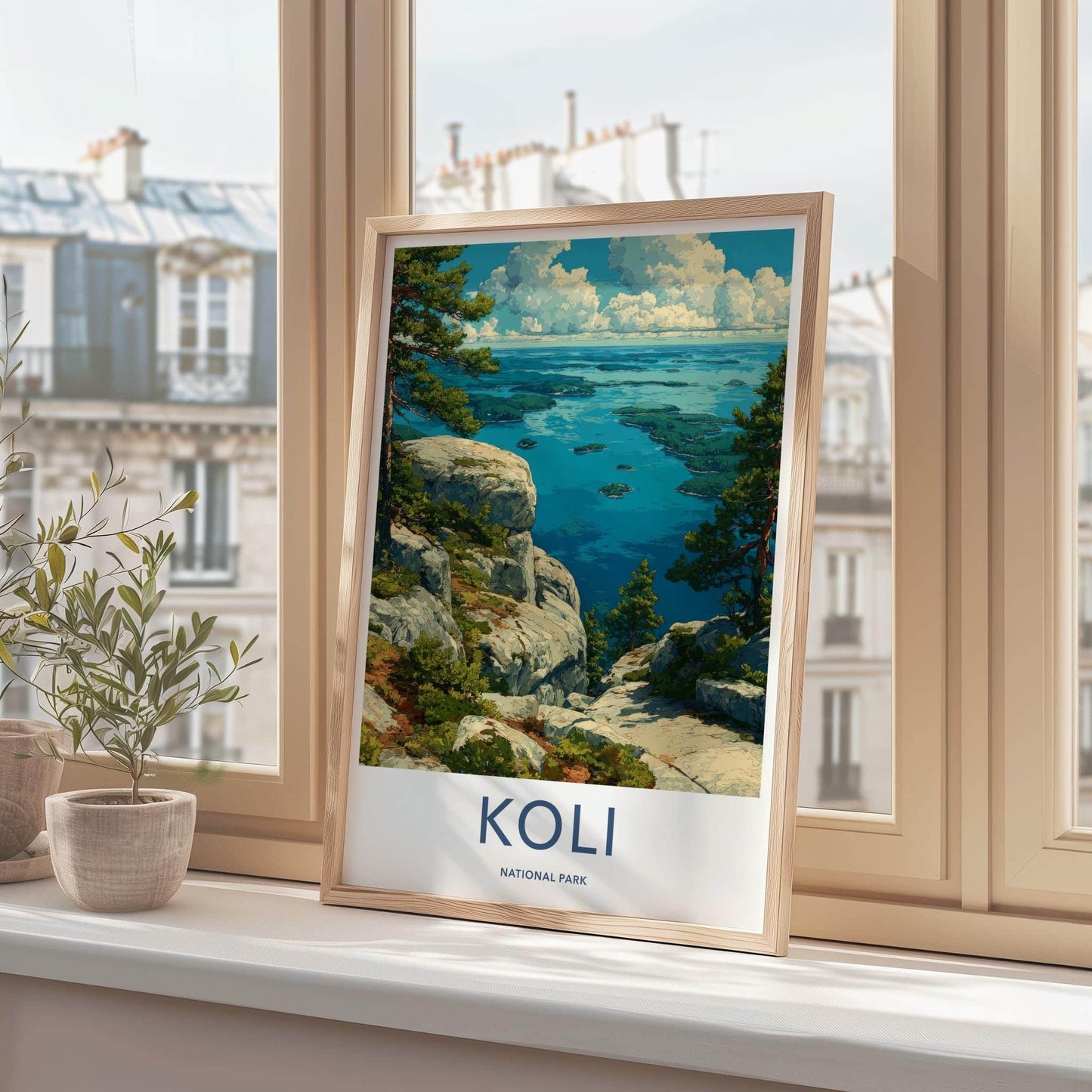 Koli National Park Poster - Finland Travel Art - Scenic Lake Islands Wall Decor