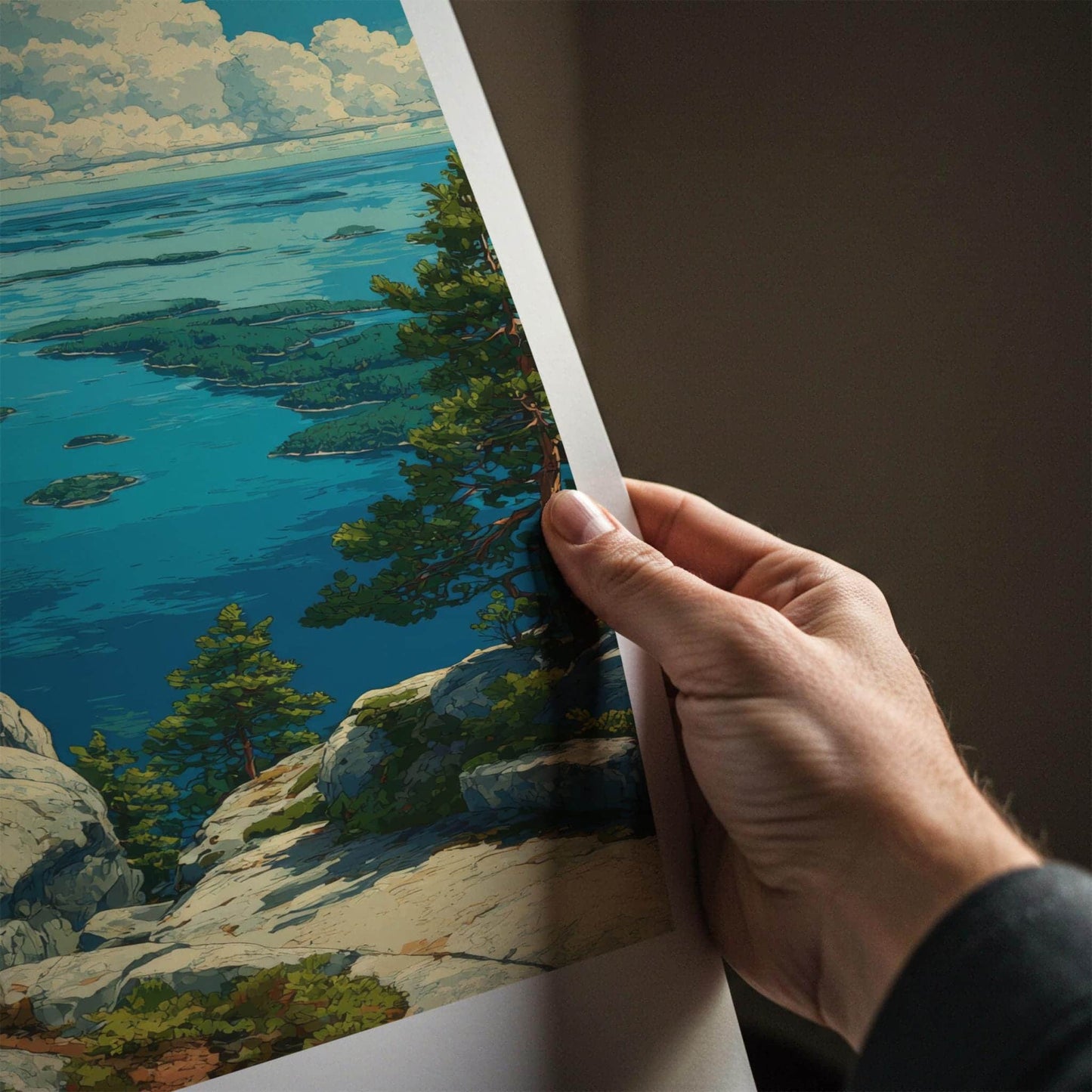 Koli National Park Poster - Finland Travel Art - Scenic Lake Islands Wall Decor