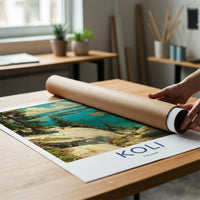 Koli Poster - Finland Travel Print - Scenic Lake Islands Wall Decor