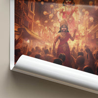Kolkata Poster - India Art Print - West Bengal Divine Goddesses Blessing Gift