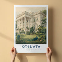 Kolkata Poster - India West Bengal Peacock Manor Art Print