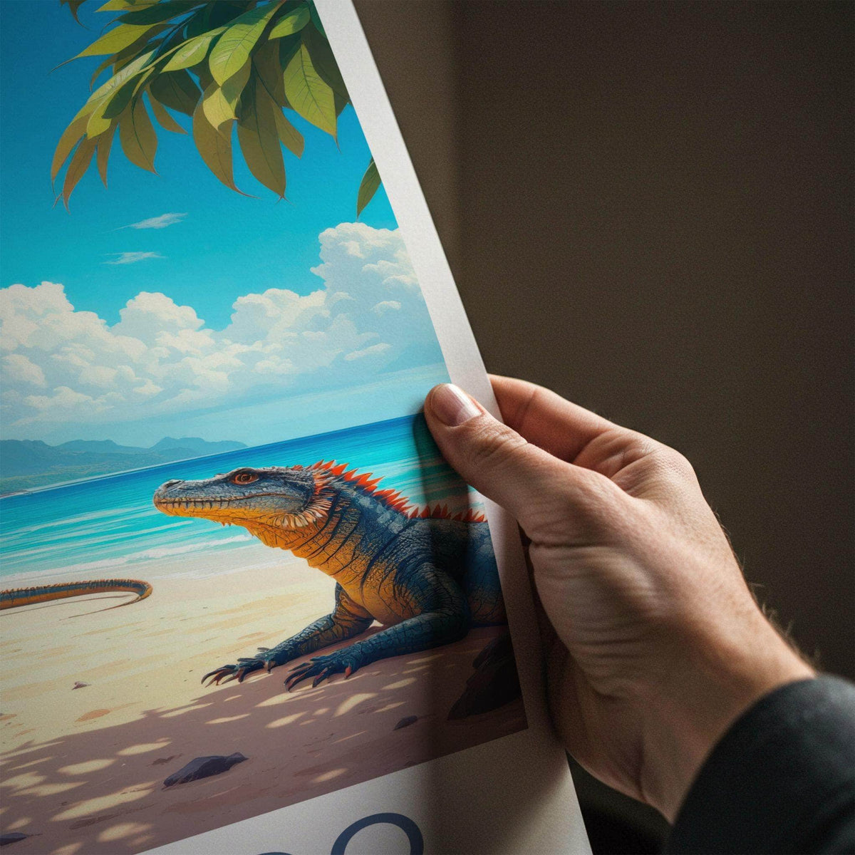 Komodo National Park Poster - Indonesia Travel Art