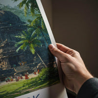 Konark Poster - India Travel Art - Odisha Ancient Temple Complex Wall Decor