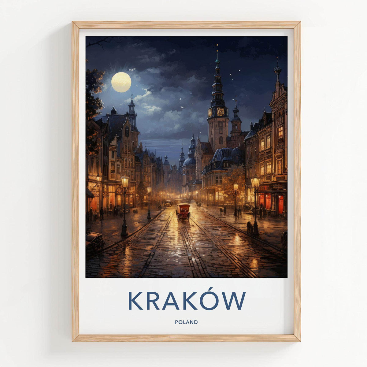 Kraków Poster - Poland Wall Art