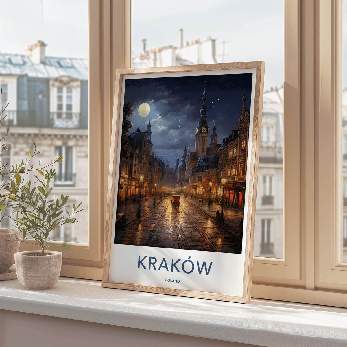 Kraków Poster - Poland Wall Art