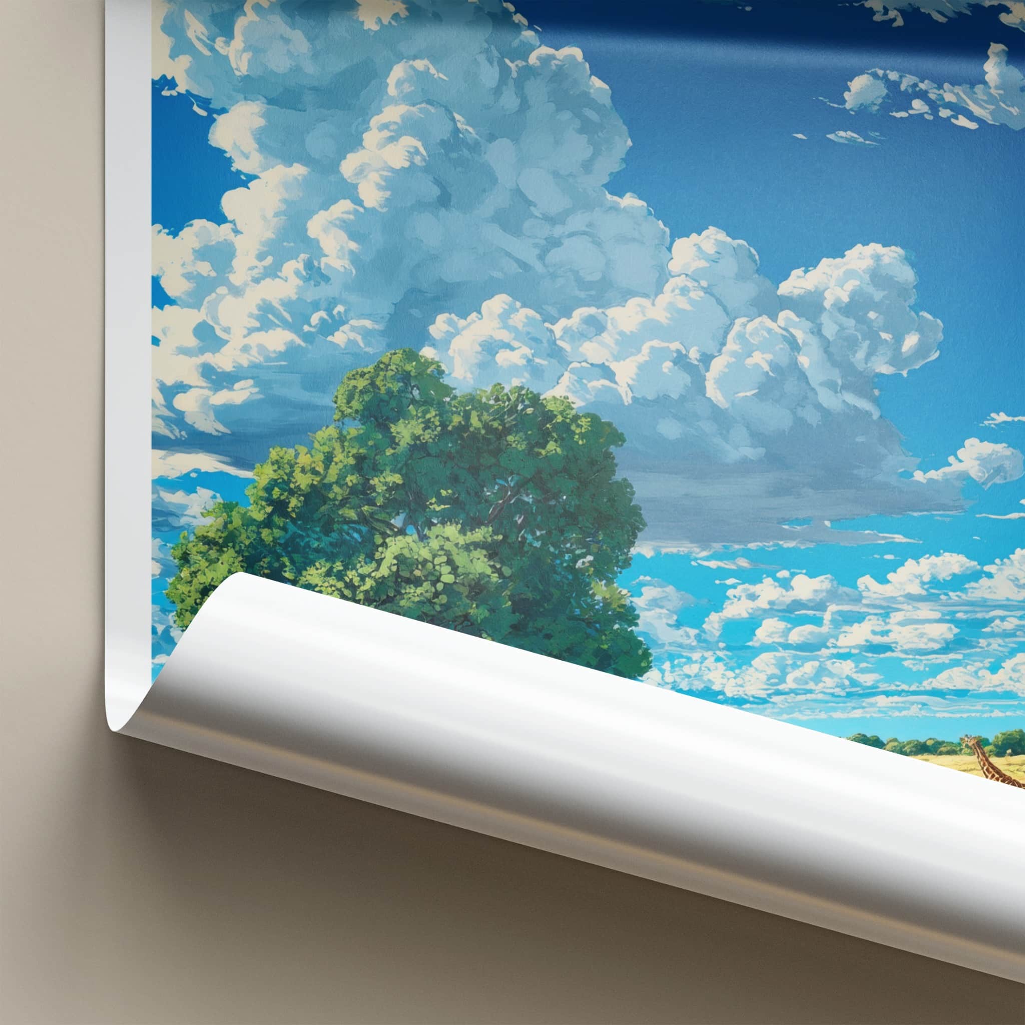 Kruger National Park Poster - South Africa Fine Art - Vibrant Savanna Wildlife Gift
