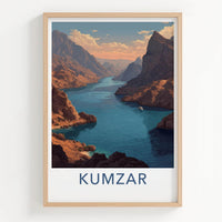 Kumzar Poster - Oman Framed Print - Deep River Canyon Framed Decor