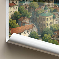 Kyiv Poster - Ukraine Wall Art - Domed Churches River Home Decor