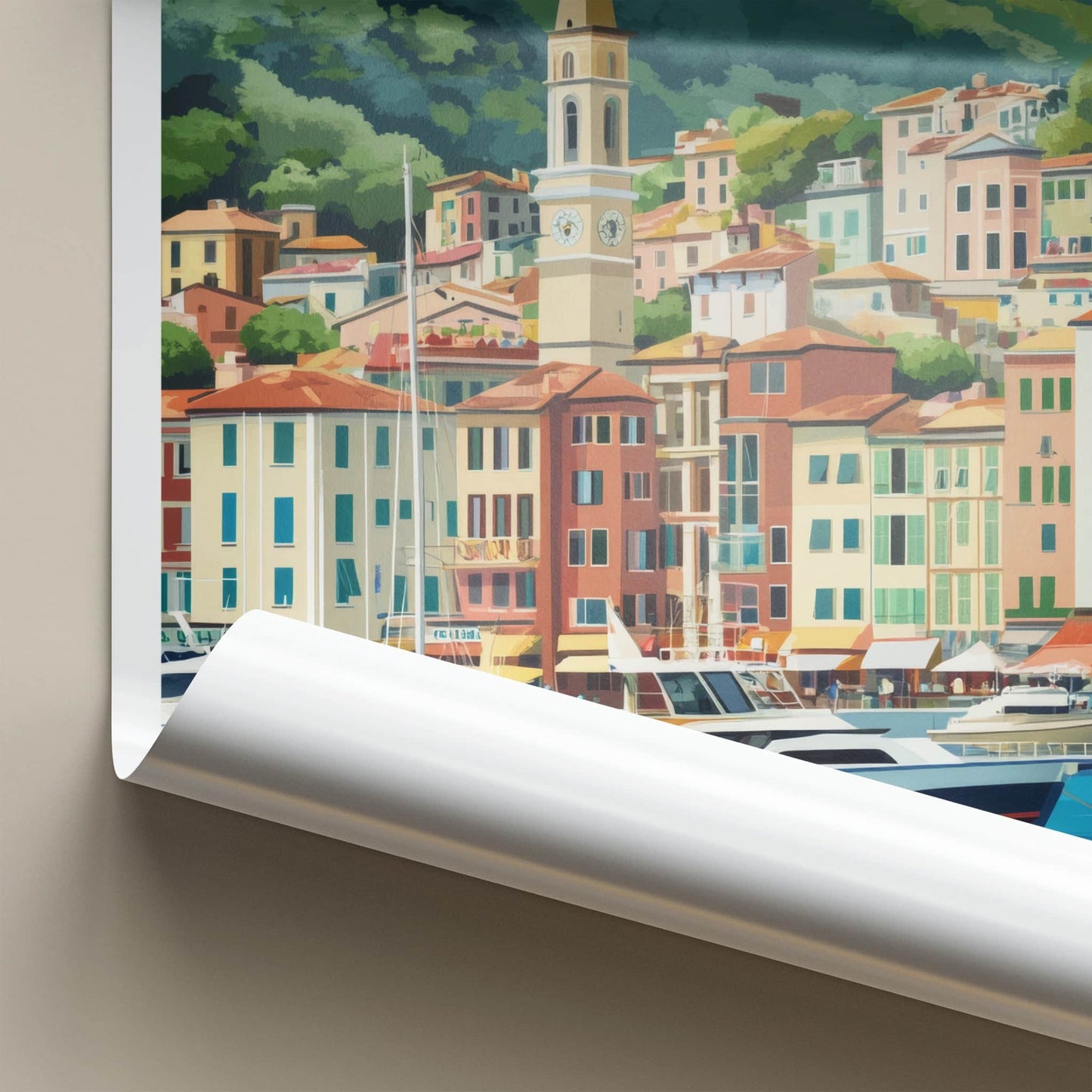 La Spezia Poster - Italy Travel Print - Vibrant Seaside Village Wall Decor