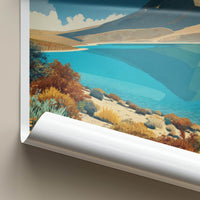 Laguna Verde Poster - Bolivia Vibrant Lake Shore Gallery Art