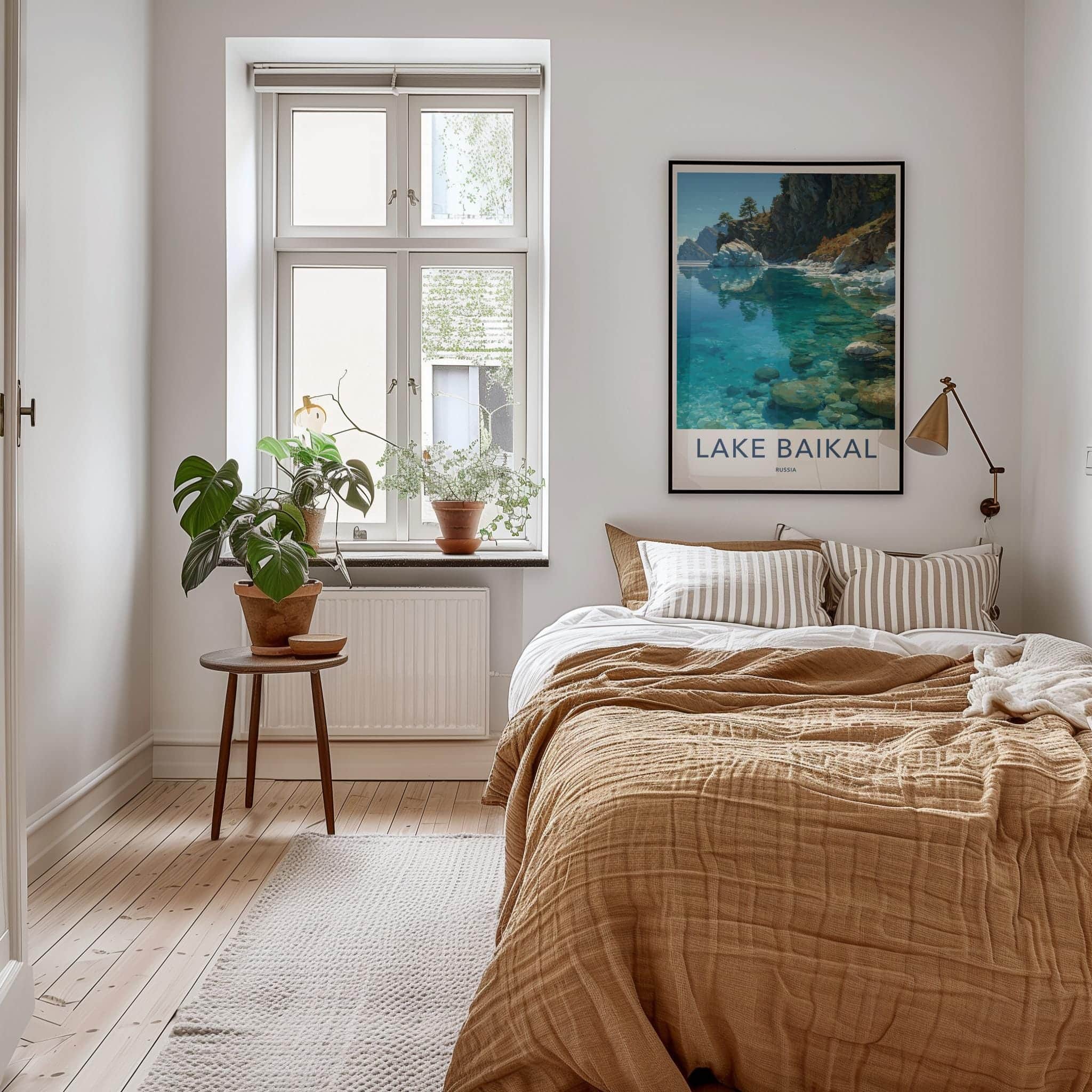 Lake Baikal Poster - Russia Travel Art - Clear Blue Waters Home Decor