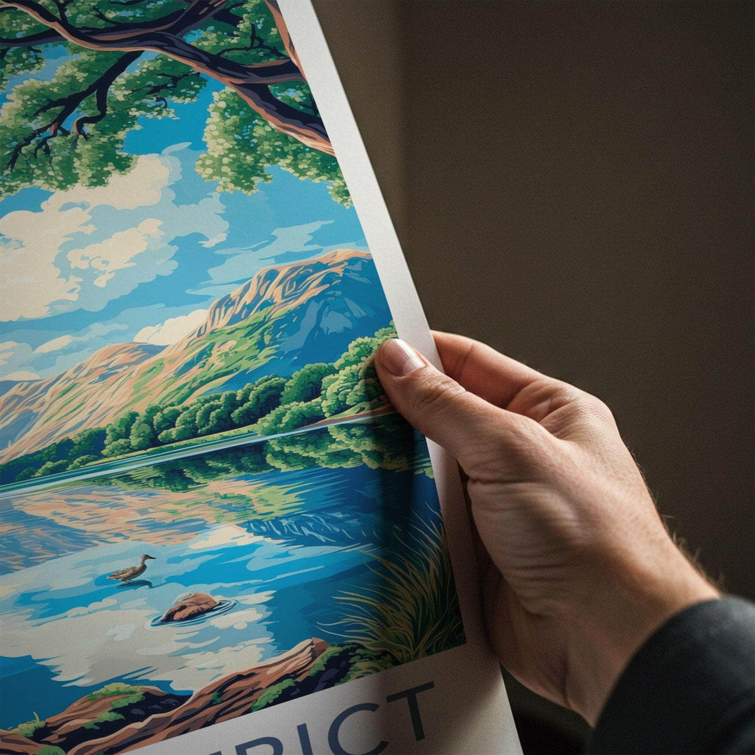 Lake District Poster - British Landscape Print