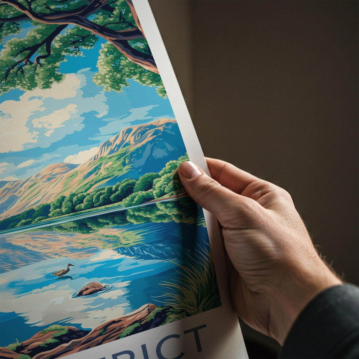 Lake District Poster - British Landscape Print
