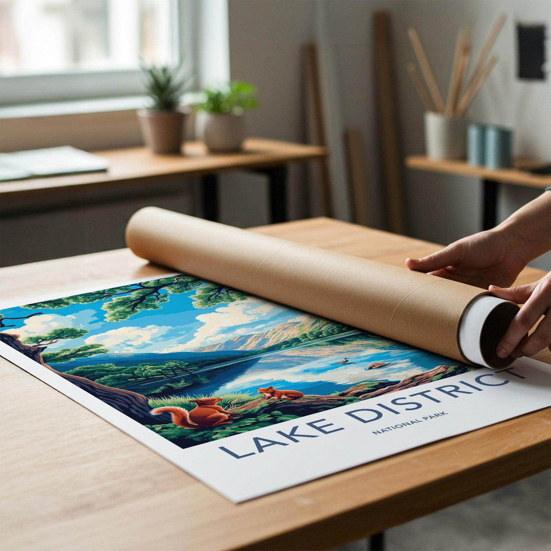 Lake District Poster - British Landscape Print