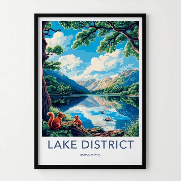 Lake District Poster - British Landscape Print