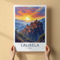 Lalibela Poster - Ethiopia Wall Art - Historic Rock Churches Home Decor