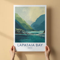 Lapataia Bay Poster - Argentina Travel Art - Tranquil Blue Bay Home Decor