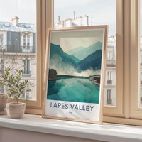 Lares Valley Poster - Peru Framed Art - Steaming Mountain Pool Gallery Art