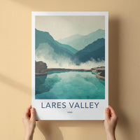 Lares Valley Poster - Peru Framed Art - Steaming Mountain Pool Gallery Art
