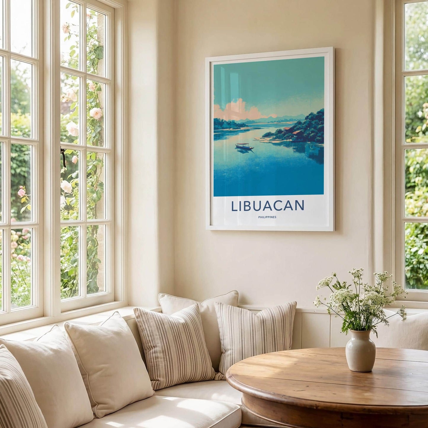 Libuacan Poster - Philippines Travel Art - Tropical Water Scene Home Decor