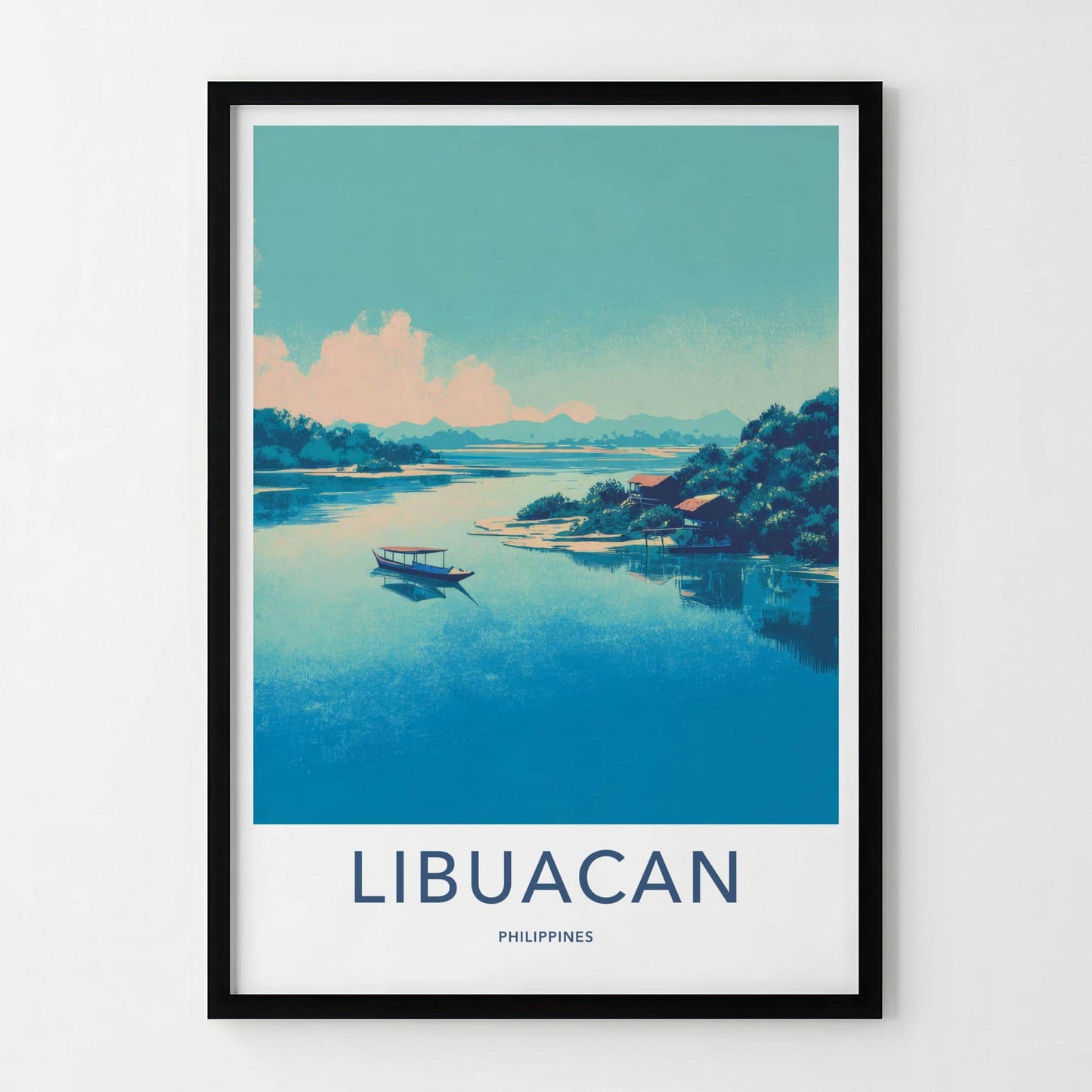 Libuacan Poster - Philippines Travel Art - Tropical Water Scene Home Decor