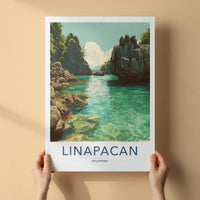 Linapacan Poster - Philippines Travel Art - Tropical Lagoon Islands Home Decor
