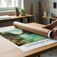 Linapacan Poster - Philippines Travel Art - Tropical Lagoon Islands Home Decor