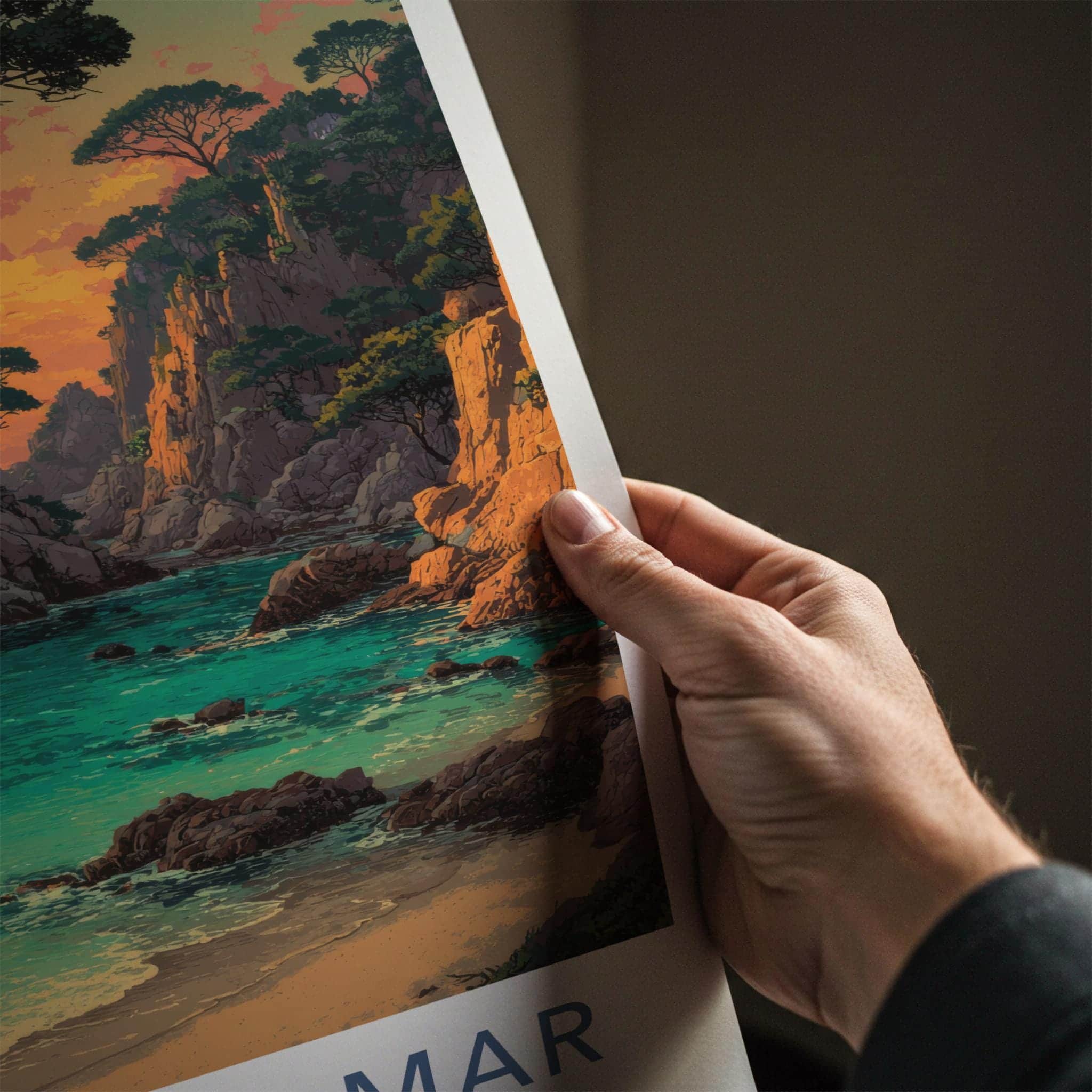 Lloret De Mar Poster - Spain Travel Art - Coastal Sunset View Wall Decor