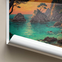 Lloret De Mar Poster - Spain Travel Art - Coastal Sunset View Wall Decor