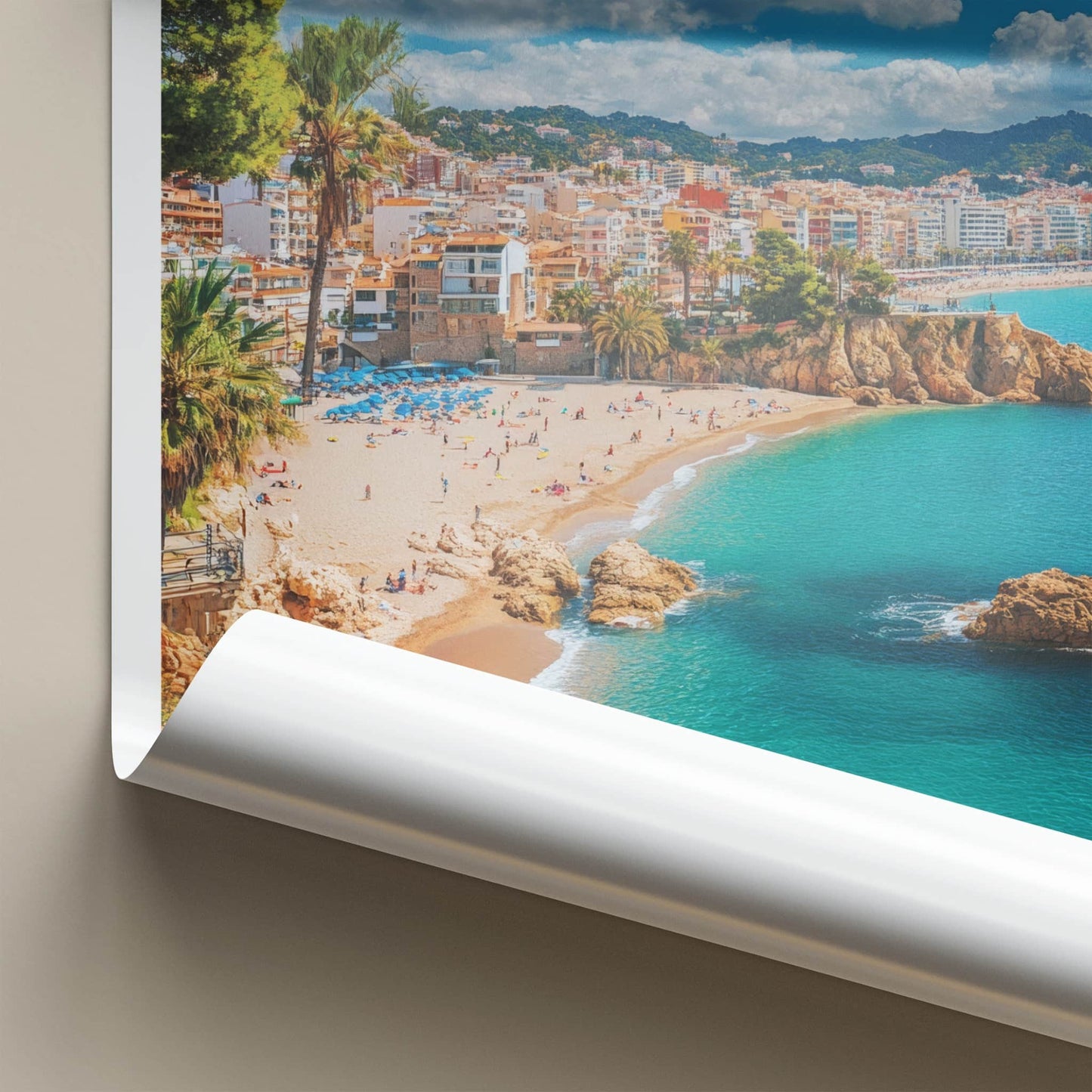 Lloret De Mar Poster - Spain Travel Art - Sunny Mediterranean Beach Home Decor