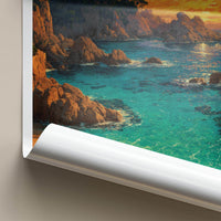Lloret De Mar Poster - Spain Travel Art - Vibrant Ocean Sunset Home Decor