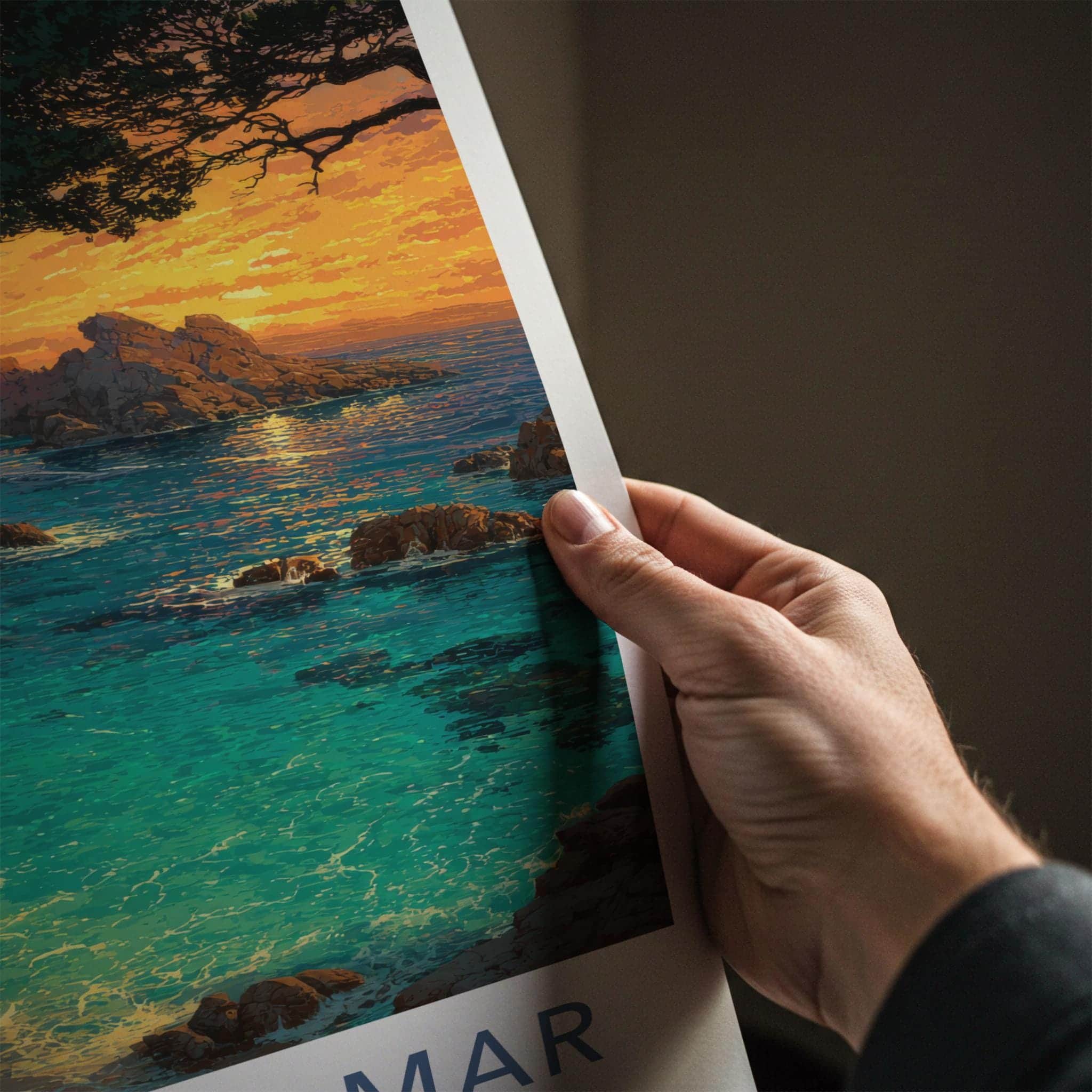 Lloret De Mar Poster - Spain Travel Art - Vibrant Ocean Sunset Home Decor