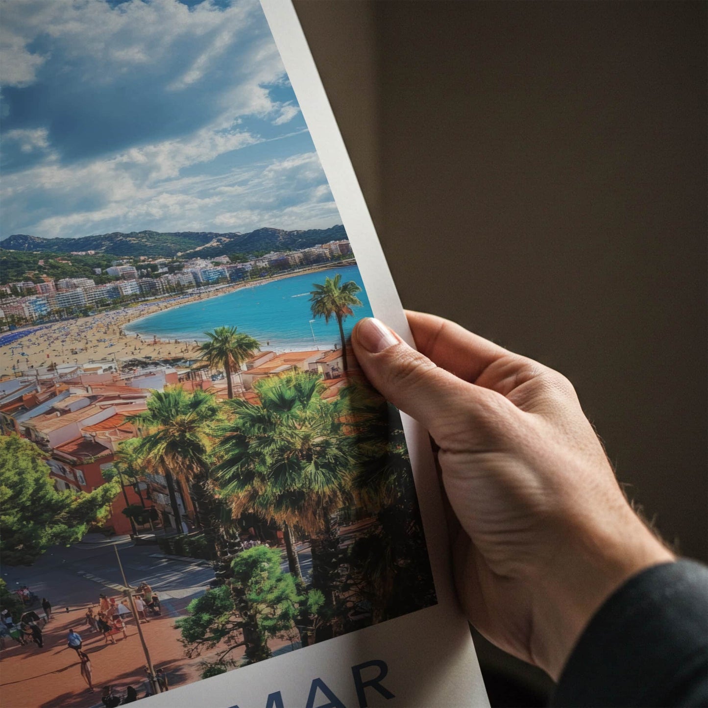 Lloret de Mar Poster - Spain Wall Art - Coastal Town Church Home Decor