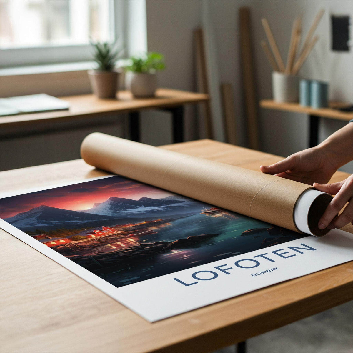 Lofoten Poster - Norway Wall Art