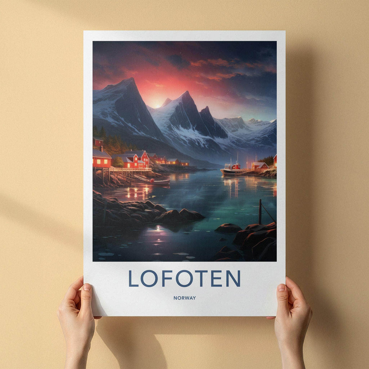 Lofoten Poster - Norway Wall Art