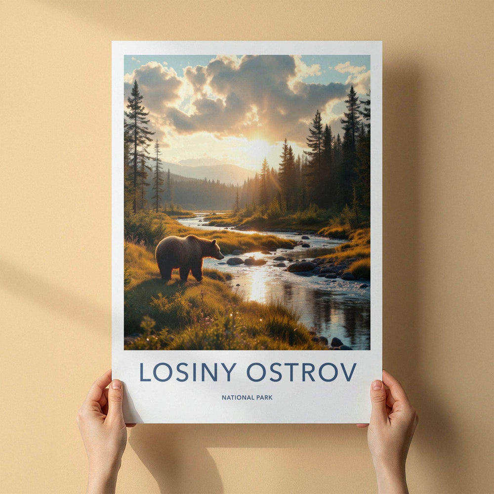 Losiny Ostrov Poster - Scenic Nature Print & Wildlife Wall Art