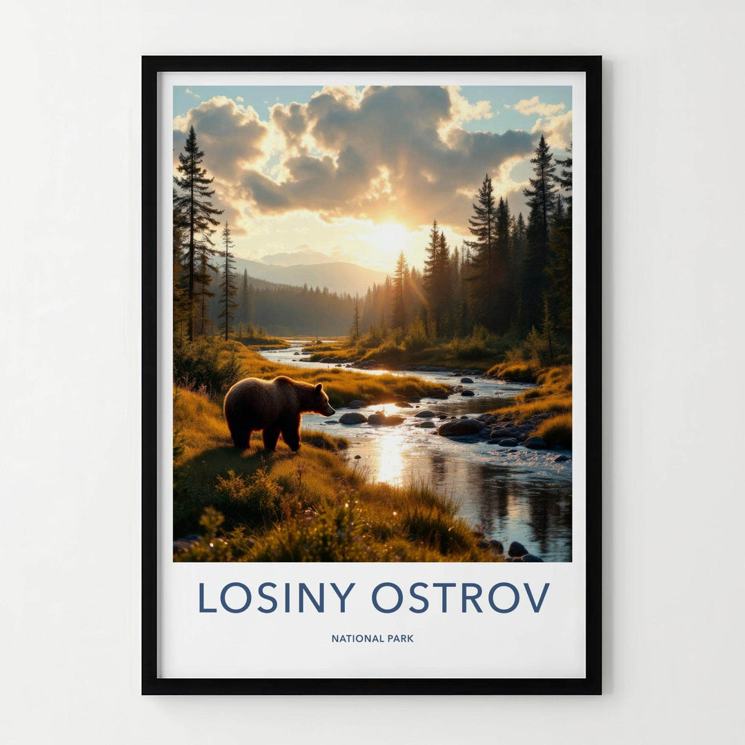 Losiny Ostrov Poster - Scenic Nature Print & Wildlife Wall Art