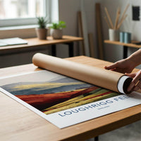 Loughrigg Fell Poster - England Travel Art - Colorful Rolling Hills Home Decor