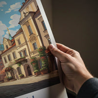 Lublin Poster - Poland Travel Art - Historic City Street Home Decor