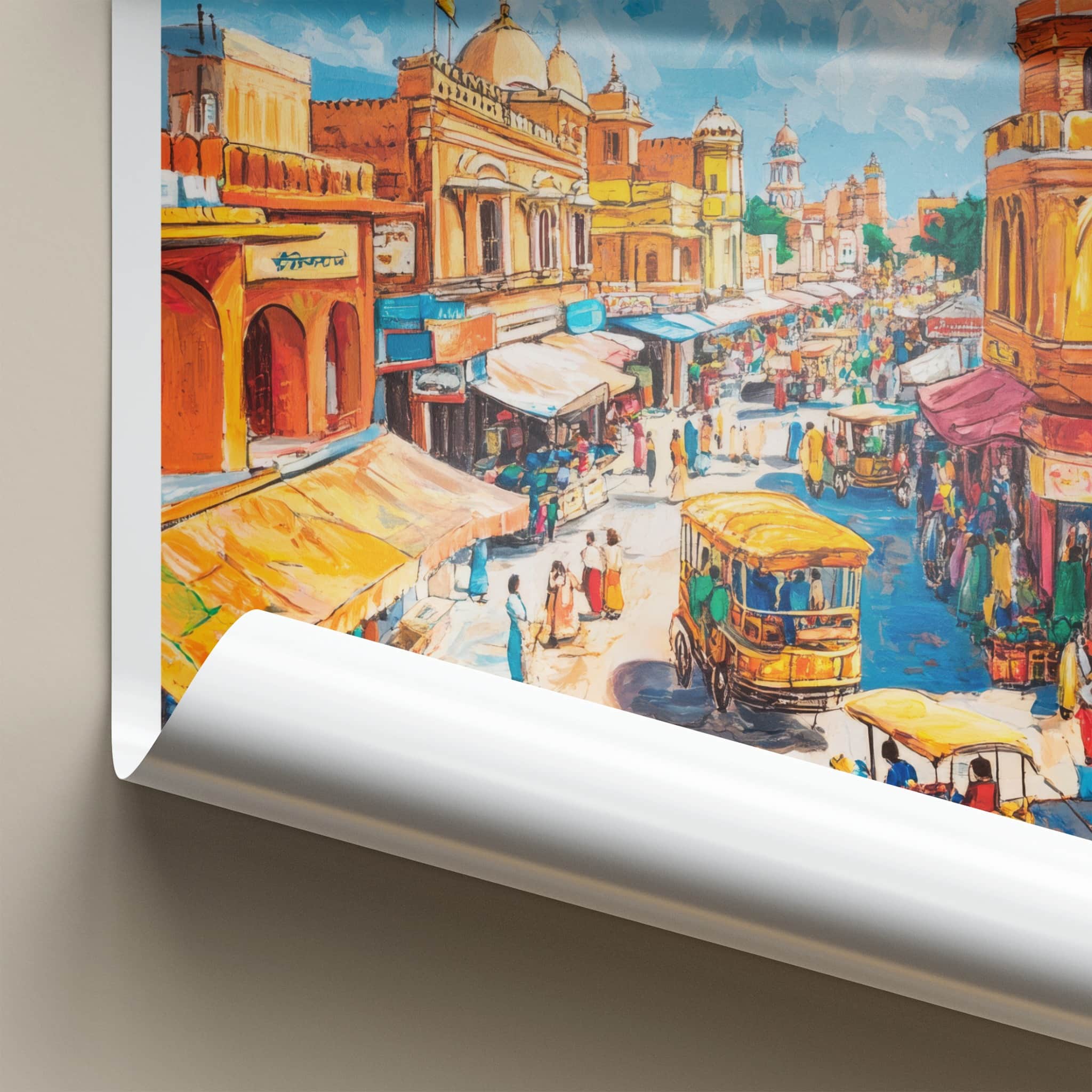 Ludhiana Poster - India Travel Art - Punjab Vibrant Cityscape Home Decor