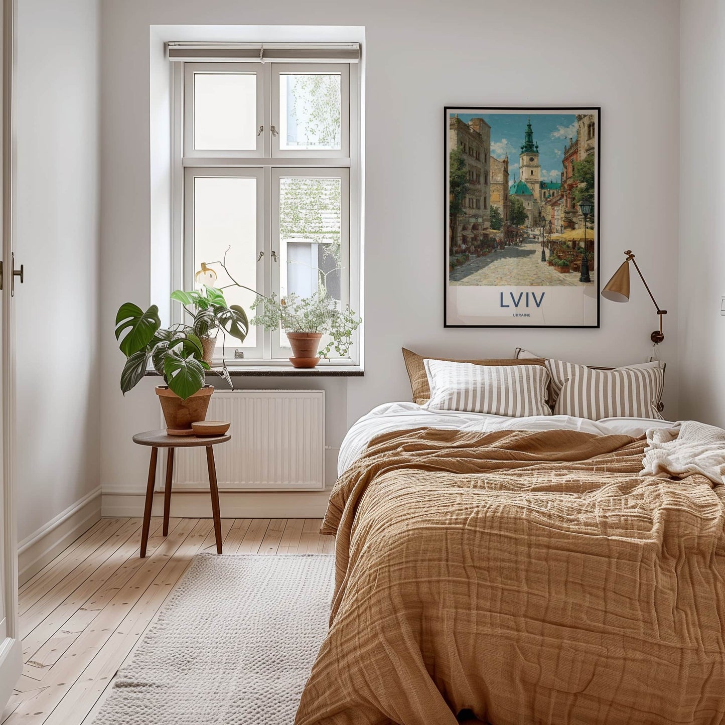 Lviv Poster - Ukraine Framed Art - Bell Tower Street Gallery Art