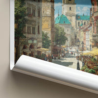 Lviv Poster - Ukraine Framed Art - Bell Tower Street Gallery Art