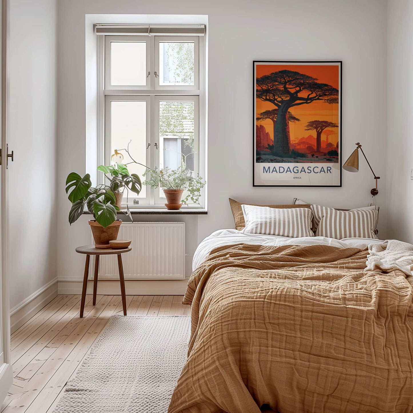 Madagascar Poster - Africa Fine Art - Baobab Tree Sunset Wall Decor