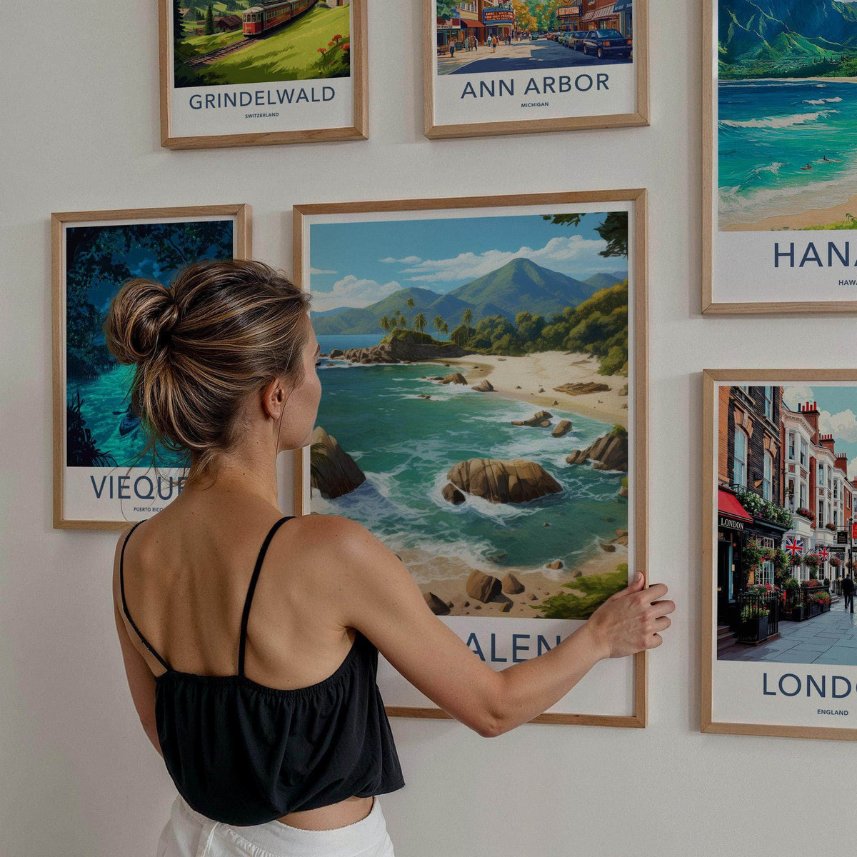 Magdalena Colombia Poster - Scenic Mountain Art & Vibrant Beach