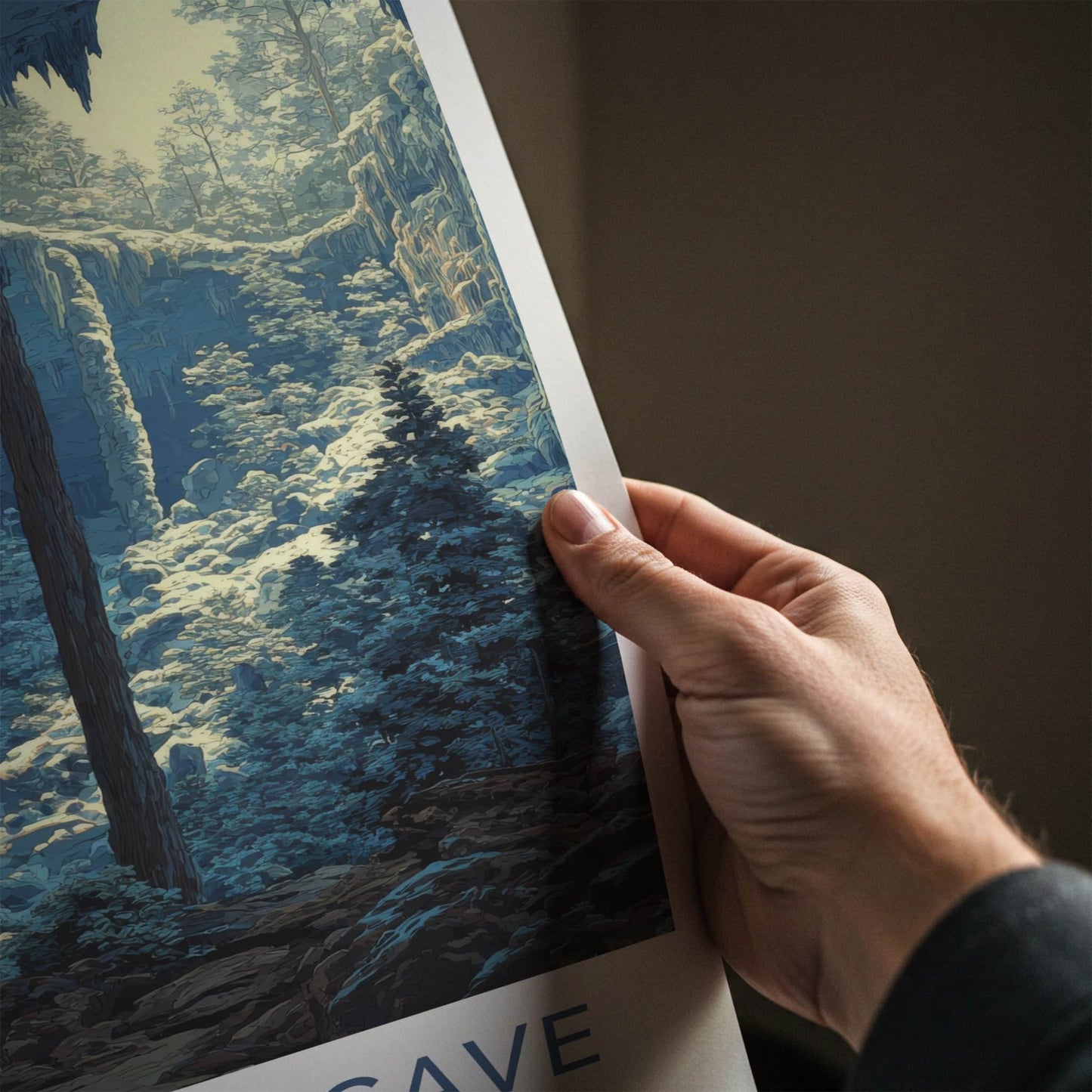 Mammoth Cave Poster - Kentucky Winter wonderland Gallery Art