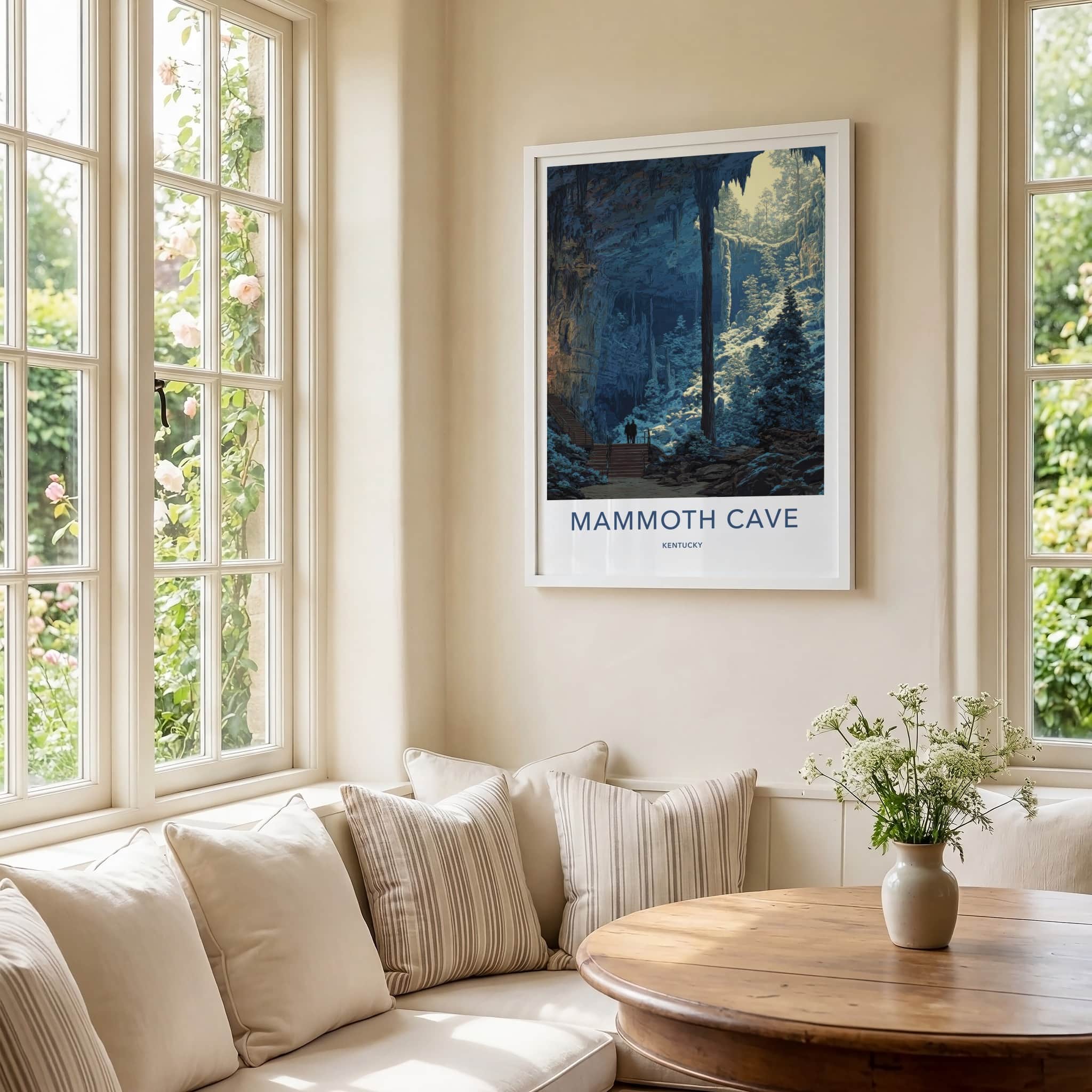 Mammoth Cave Poster - Kentucky Winter wonderland Gallery Art