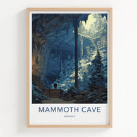 Mammoth Cave Poster - Kentucky Winter wonderland Gallery Art