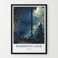 Mammoth Cave Poster - Kentucky Winter wonderland Gallery Art