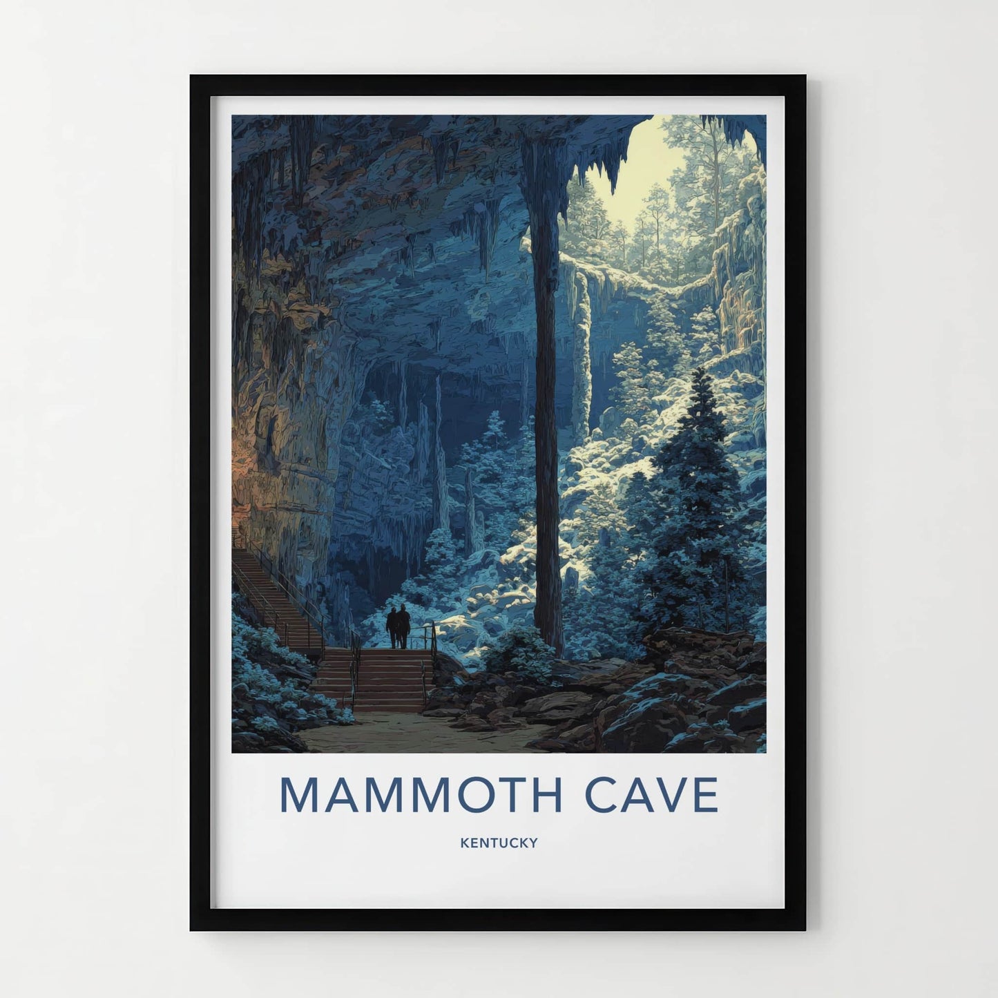 Mammoth Cave Poster - Kentucky Winter wonderland Gallery Art