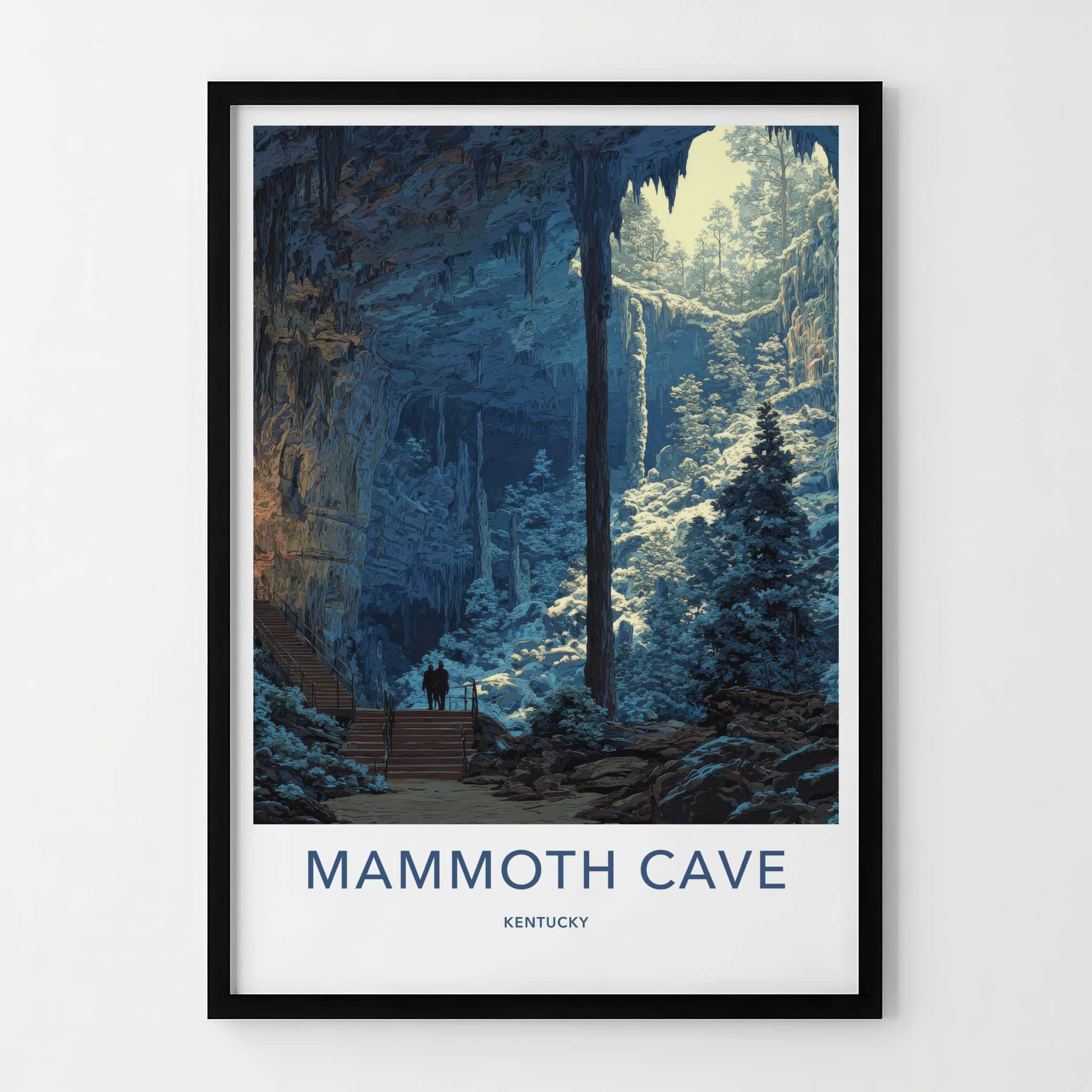 Mammoth Cave Poster - Kentucky Winter wonderland Gallery Art